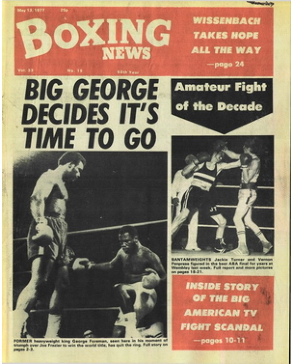 Boxing News magazine  13.5.1977 Download pdf